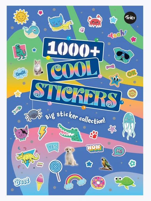 Hovedbilde Tinka Stickersbok 1000+ Cool Stickers 21x29,5