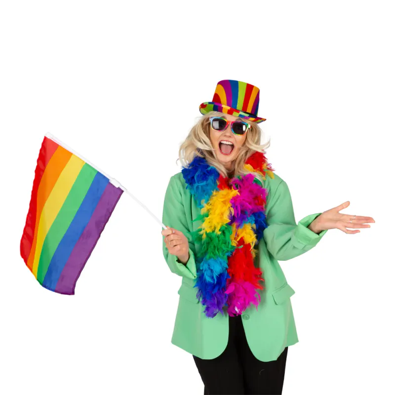 HAT FEDORA RAINBOW