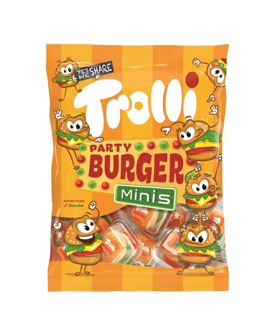 Hovedbilde Trolli party burger minis 100g