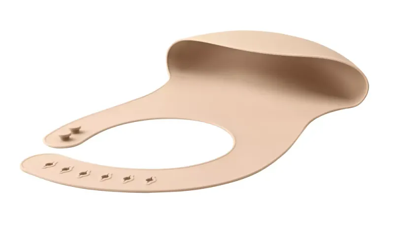 MOMBELLA SILIKON BIB - LYS BRUN