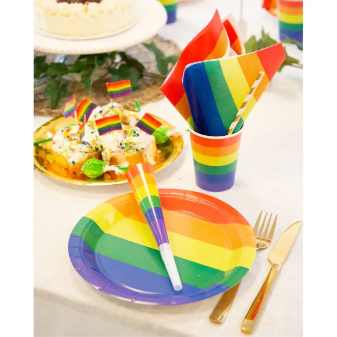 Hovedbilde PAPER CUP RAINBOW 8-P